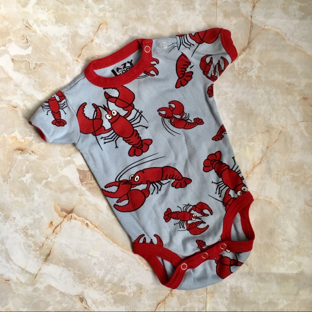 Lazy One Lobster Onesie, 12mo